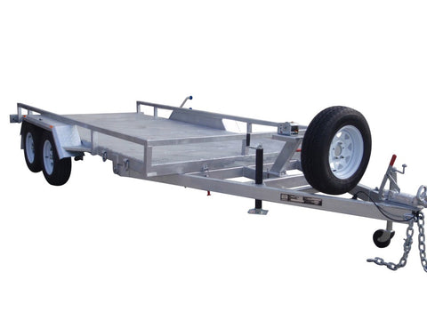 Car Trailer galvanised With Electric Winch